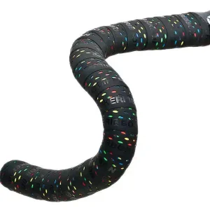 Owijka na kierownicę Bike Ribbon Colordrops czarna z multikolorowym wzorem Wysoka jakość