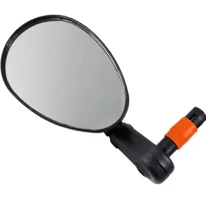 Lusterko rowerowe DX-222SB owalne, płaskie, uniwersalne Wyprzedaż