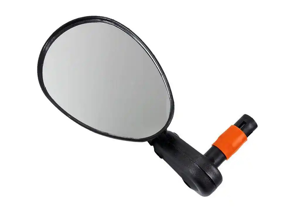 Lusterko rowerowe DX-222SB owalne, płaskie, uniwersalne Wyprzedaż