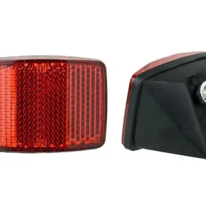 Odblask tylny kwadratowy na błotnik czerwony Zwrot pieniędzy