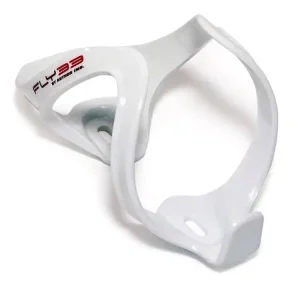 Oryginalny Koszyk na bidon Author FLY 33 biały błyszczący z czarnym logo