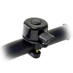 Darmowa dostawa Dzwonek rowerowy Mini-Flick, na kierownicę 22,2 mm, czarny