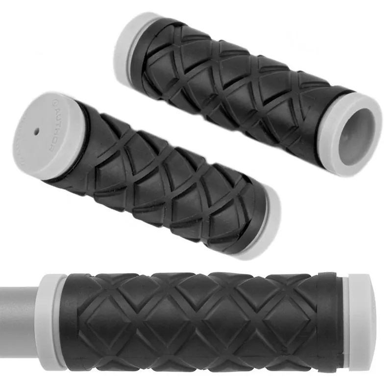 Autentyczny Chwyty kierownicy Author AGR Junior R5 102 mm czarno-szare