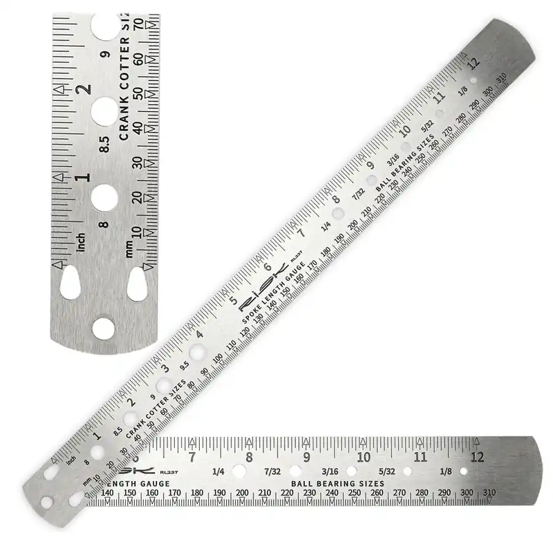 Przymiar RISKRL237 do szprych, klinów i kulek, stalowy Autentyczny