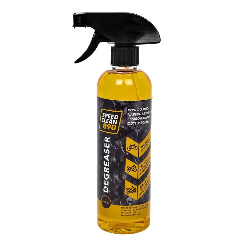 Odtłuszczacz, Degreaser SpeedClean890 do napędu w rowerze, 1000 ml, atomizer Bezpieczna płatność