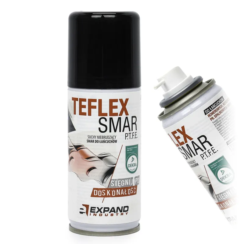 Bezpieczna płatność Smar do łańcucha Expand Teflex P.T.F.E. biały, spray, 100 ml