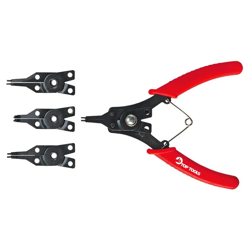 Niska cena Szczypce do pierścieni osadczych Segera, Top Tools, 4 głowice, 150 mm
