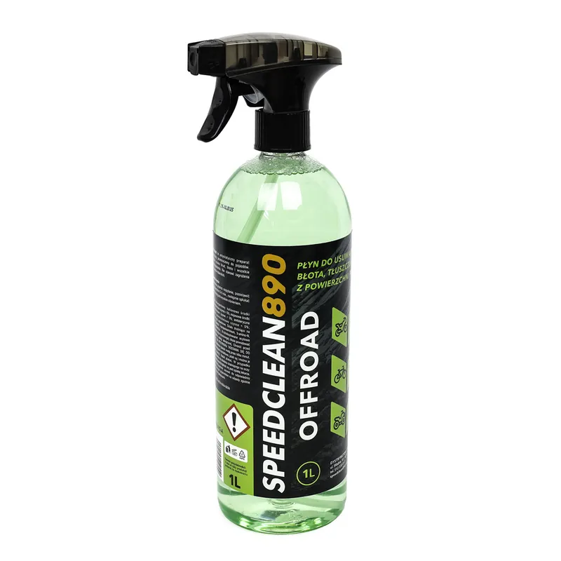 Płyn do usuwania błota, kurzu SpeedClean890 Offroad, butelka 1000 ml, atomizer Popularny
