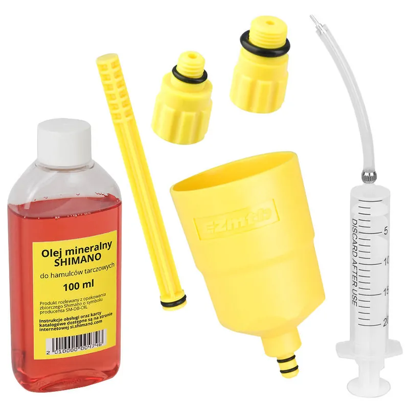 Zestaw EZMTB do odpowietrzania hamulców Shimano + olej 100 ml Premium