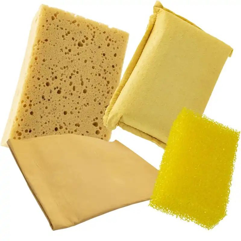 Zestaw do mycia RS1000, gąbka, ściereczki, 4 szt. Popularny