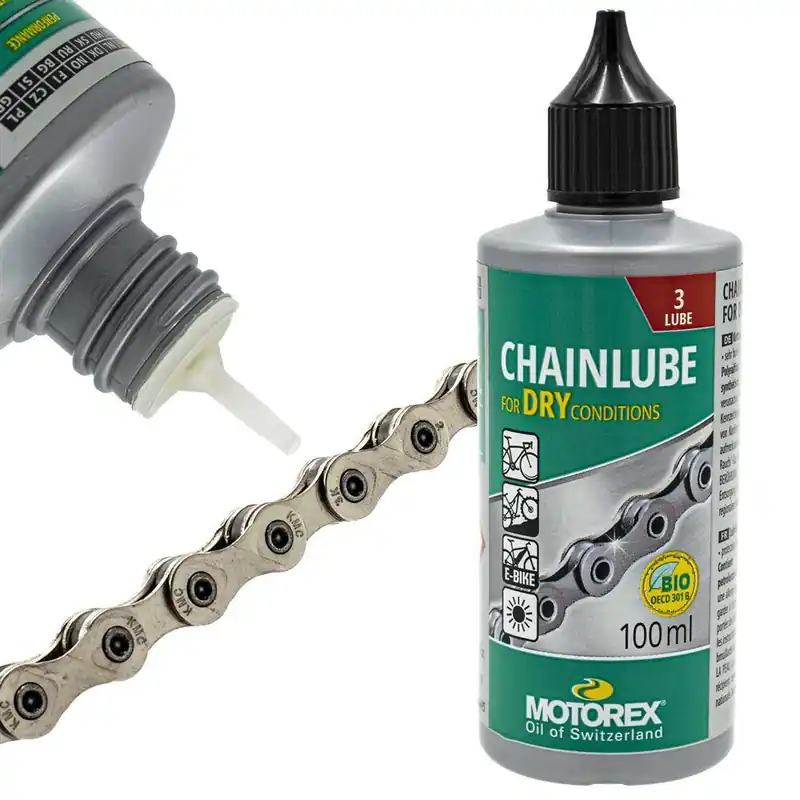 Ostatnia szansa Olej do łańcucha Motorex Chainlube Dry, butelka 100ml