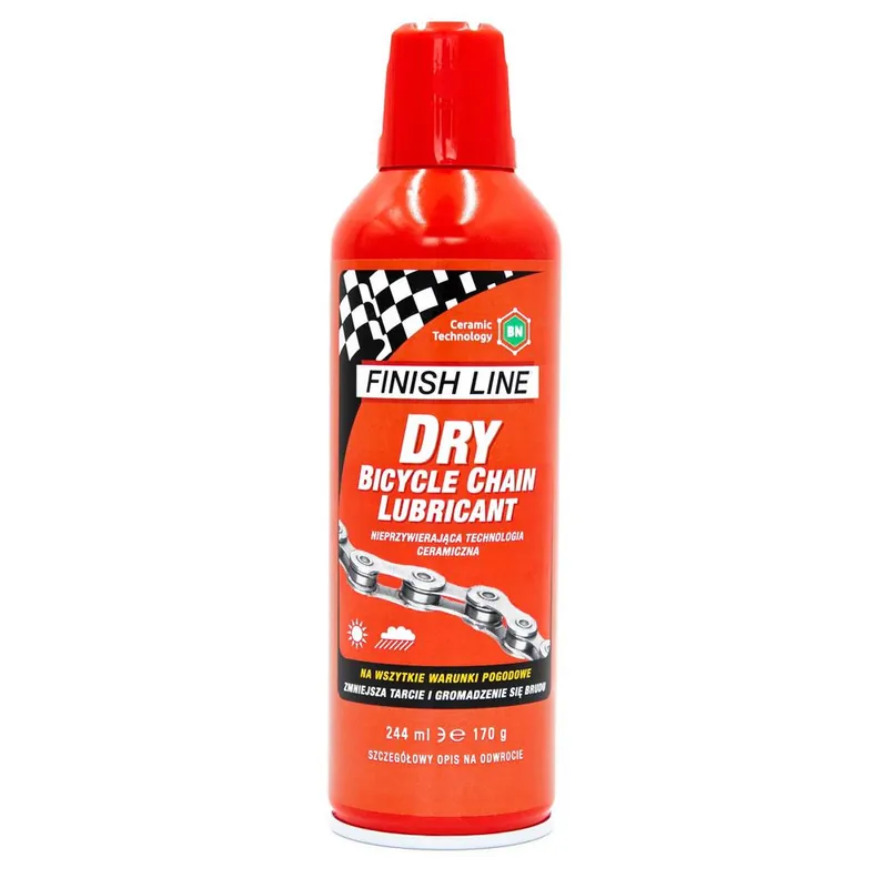 Olej Finish Line Dry Lube 240 ml, ceramiczny, dodatek azotku boru, aerozol Najlepsza cena