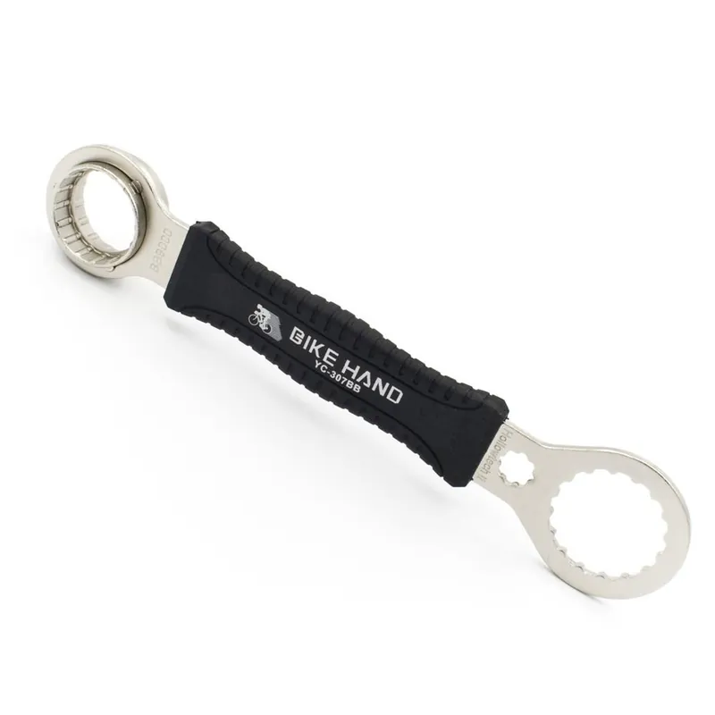 Popularny Klucz do suportu Bike Hand YC-307BB 3w1 do łożysk Shimano Hollowtech II; CenterLock E-THRU 15mm
