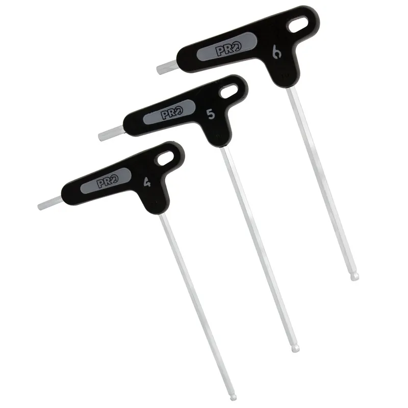 Zestaw kluczy imbusowych typu T PRO, 4 mm, 5 mm, 6 mm Wysoka jakość