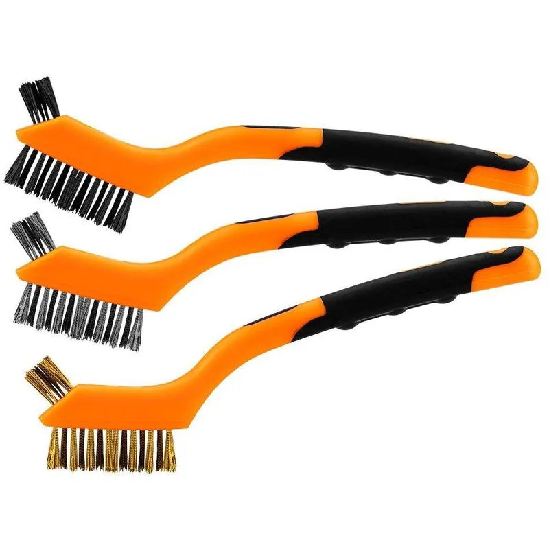 Zamów teraz Szczotki druciane Neo Tools, zestaw 3 sztuk, stal, mosiądz, nylon, profilowane
