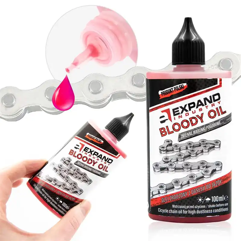 Ekspresowa dostawa Olej Expand Chain Bloody Oil Dry/Wet na mieszane warunki pogodowe 100 ml