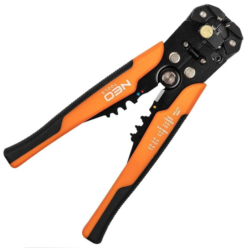 Automatyczny ściągacz izolacji Neo Tools 200 mm, czołowy Tylko dziś