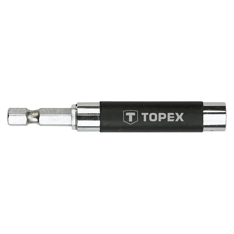 Uchwyt Topex do końcówek, bitów 1/4", 80 mm Premium