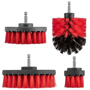 Najlepsza cena Zestaw szczotek czyszczących Verto na wiertarkę, 4 szt.