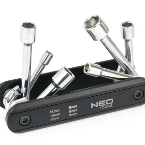 Wyprzedaż Klucze nasadowe sześciokątne Neo Tools, scyzoryk