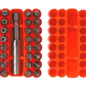 Zestaw Top Tools, 32 stalowe końcówki wkrętakowe z przedłużką Bezpieczna płatność