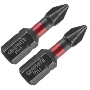 Zestaw 2 szt. Bitów udarowych PH1 x 25 mm. Wyprzedaż