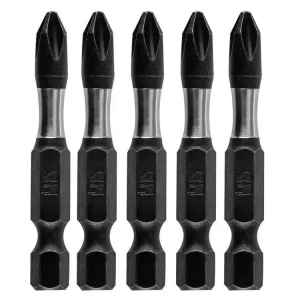 Bity udarowe Neo Tools S2, 50 mm, PH2 - 5 szt. Wyprzedaż