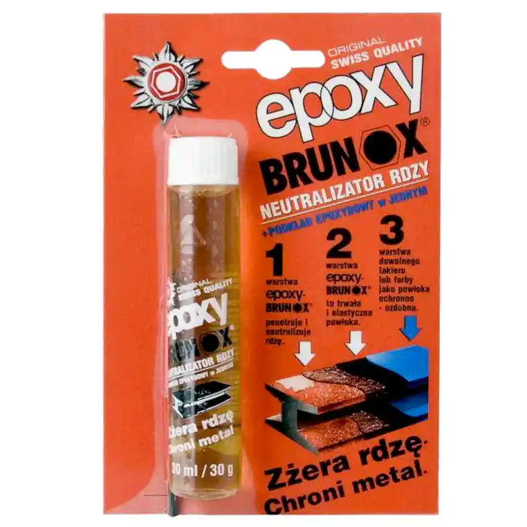 Ostatnia szansa Brunox Epoxy 30 ml - neutralizator rdzy i podkład epoxydowy w jednym