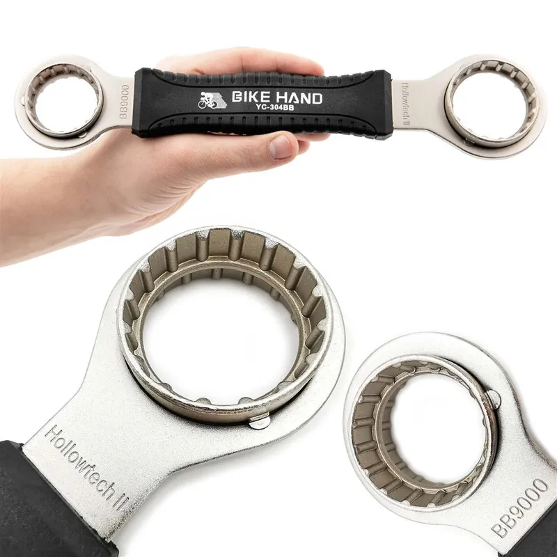Klucz Bike Hand YC-304BB do montażu łożysk Hollowtech II oraz FSA Mega Evo; CenterLockE-THRU Darmowa dostawa