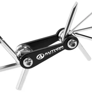 Bezpieczna płatność Zestaw narzędzi (scyzoryk) Author Expert 8 czarno-srebrne