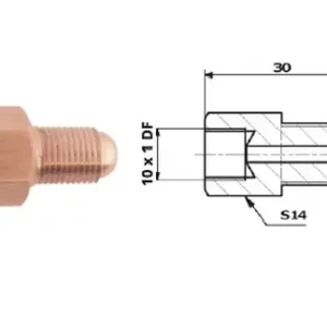 PRZEWODY HAMULCOWE 88-7 Łącznik Przewodów Hamulcowych Wew. M10x1 DF + Zew. M10x1 SF Zamów teraz