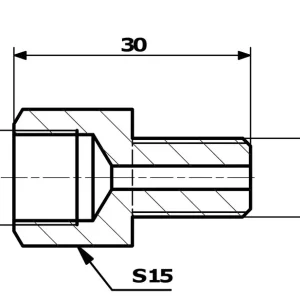 PRZEWODY HAMULCOWE ŁĄCZNIK PRZEWODÓW HAM. WEW. 12X1 SF - ZEW. 9/16"X18 SF Oferta limitowana