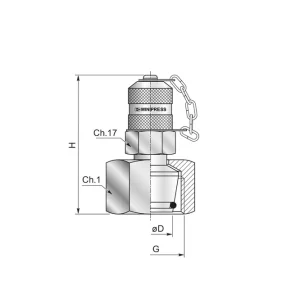Zamów teraz Przyłącze pomiar. stożkowe wg DIN 3865 S8 M16x1,5 zat. metal. S11116X15C - Minipress