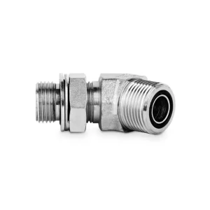 Ekspresowa dostawa Przyłączka kolankowa 45° z przeciwnakrętką 1/4” BSP-11/16” ORFS 405402 - CAST