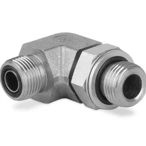 Autentyczny Przyłączka kolankowa z przeciwnakrętką 1/4” BSP-11/16” ORFS 6215-04-09 - IMM / Interpump