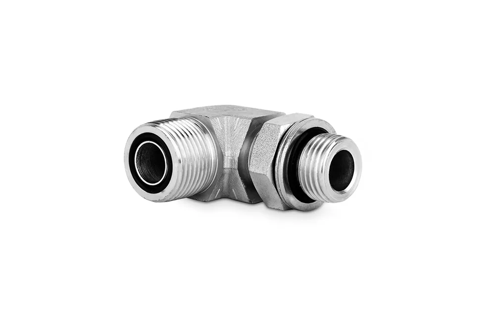 Przyłączka kolankowa z przeciwnakrętką 3/8” BSP-1” ORFS 405117 - CAST Wyprzedaż