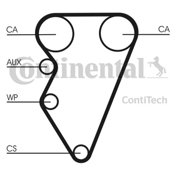 CONTITECH PASEK ROZRZĄDU ROVER 45/100/400 1,4/1,6 143Z Darmowa dostawa