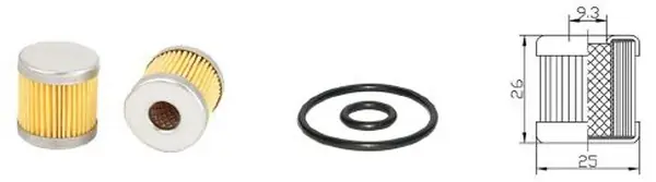 Najlepsza cena CZAJA FILTR FAZY CIEKŁEJ OMB Z SIATKĄ I ZESTAWEM 2 ORINGÓW