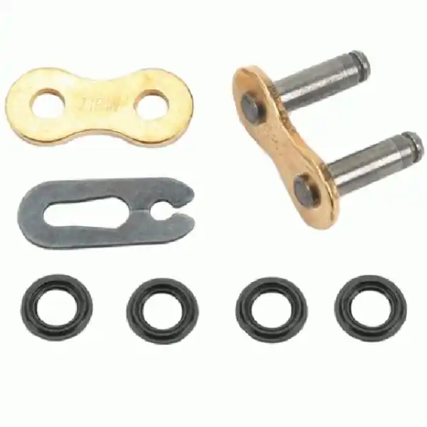 D.I.D OGNIWO ŁĄCZĄCE ŁAŃCUCHA NAPĘDOWEGO MOTO DID 525VX3 X-RING ZŁOTO-CZARNE NITOWANE (SPINKA/SKUWKA) DIDCL525VX3G&B-ZJ Autentyczny