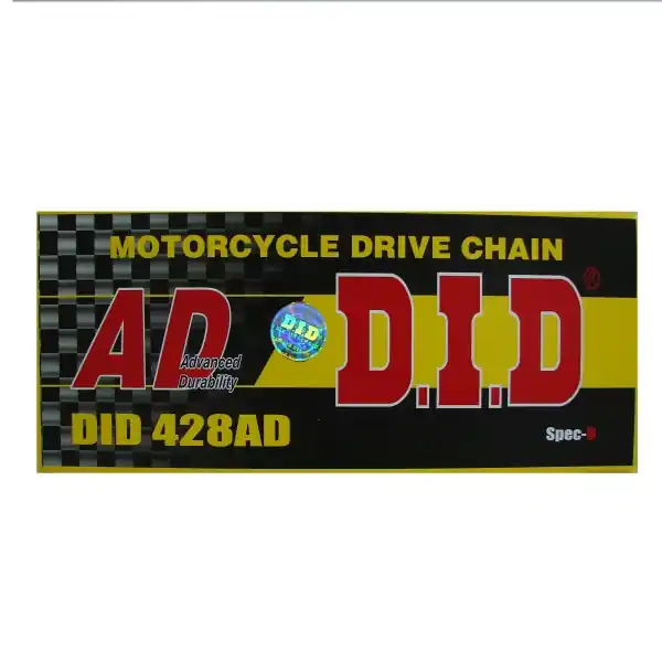 Premium D.I.D Łańcuch Napędowy MOTO DID 428 DID428AD-134 BEZ O-RING (1882DAN) ROZKUTY+OGNIWO