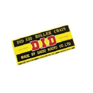 Zamów teraz D.I.D Łańcuch Napędowy MOTO DID520-118 Bez O-RING (3020DAN) (Rozkuty+Ogniwo)