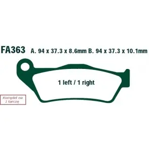 Niska cena EBC KLOCKI HAM. MOTO.BMW R1200 GS ADVENTURE (05-11/07)/R1150 GS-ADVENTURE (07/01-06)