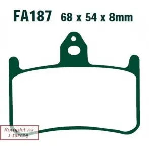 Premium EBC KLOCKI HAM. MOTO.HONDA VTR 1000 FIRESTORM (97-06)/VFR 750 (88-90)/CBR 900 FIREBLADE (918CC) (94-97)