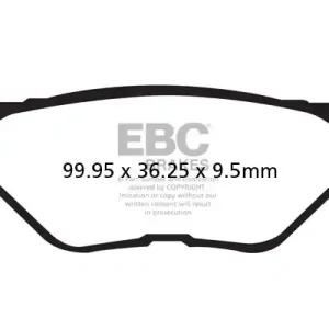Kup teraz EBC KLOCKI HAM. MOTO.YAMAHA XVS 950 (ABS) (14)/TDM 900 (BEZ ABS) (02-14)/FJR 1300 AS (ABS) (06-14)