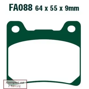 Oferta limitowana EBC KLOCKI HAM. MOTO.YAMAHA XVS 1100 A DRAGSTAR CLASSIC (00-06)/XJ 900 S DIVERSION (95-03)/XJ 600 (84-91)/FZR 1000 EX UP (94-95)/