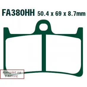 EBC KLOCKI HAM. MOTO.YAMAHA YZF-R6 (05-14)/YZF-R1 (04-06)FZ1 FAZER (ABS) (08-14)/FZ 8 N-800CC (BEZ ABS) (11-13)/ Niska cena