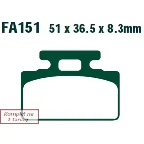 EBC KLOCKI HAM. MOTO. HONDA ROAD RACING NSF 250 R (12-13) Nowość