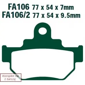 EBC KLOCKI HAM. MOTO. SUZUKI GZ 125 W/X/Y/K1-K9 MARAUDER (98-11) Oferta