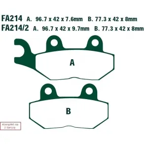 EBC KLOCKI HAM. MOTO. TRIUMPH SPRINT (93) Najlepsza cena