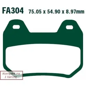 Wyprzedaż EBC KLOCKI HAMULCOWE EBCFA304 do BMW K1200 LT (ABS) (97-10/00)